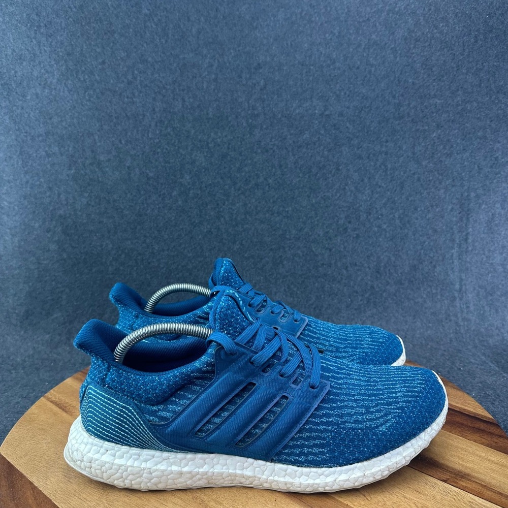 Adidas Parley UltraBoost 3.0 Blue Night Mens Running Shoes BB4762 Size 11.5